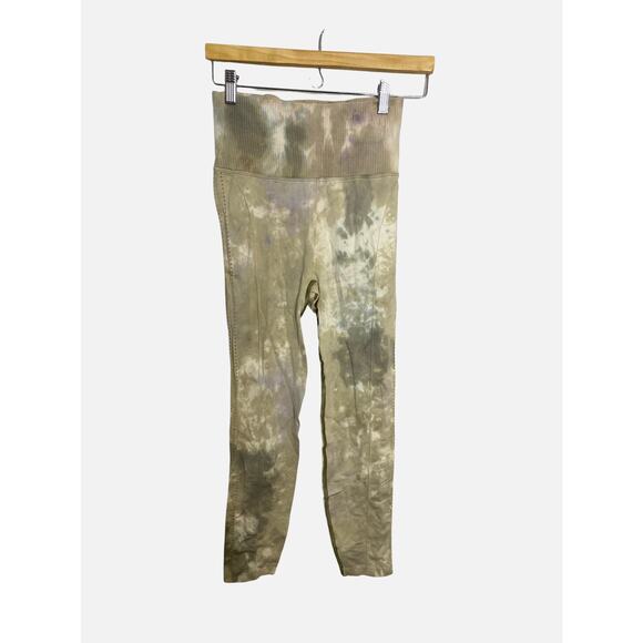 Free People Prisma Tie Dye Legging Green Motif S - Picture 4 of 12